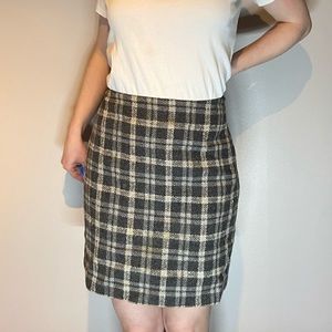 Tweed pencil skirt